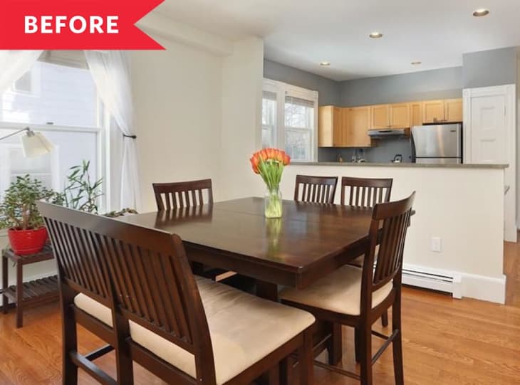 ArtFilled Dining Room Revamp With Family Furniture Before and After